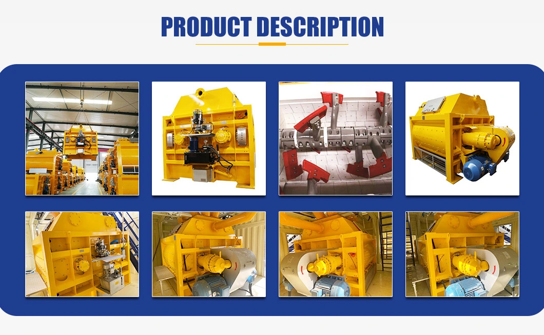 Sicoma Same Quality Construction Equipment Concrete Pan Electric 1m³ Cement Mixer with ISO9001